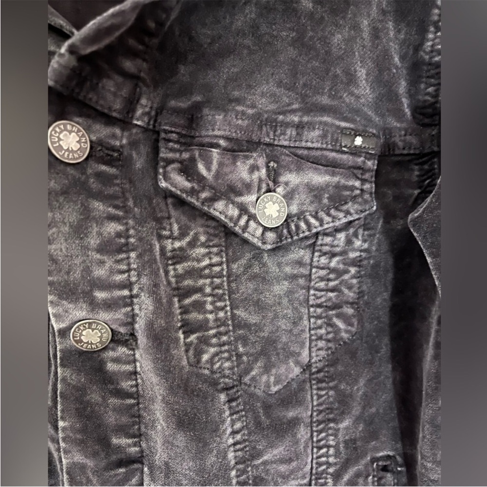 Lucky Brand Black Velvet Jacket